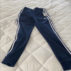 Boys Adidas navy athletic pants size 14/16